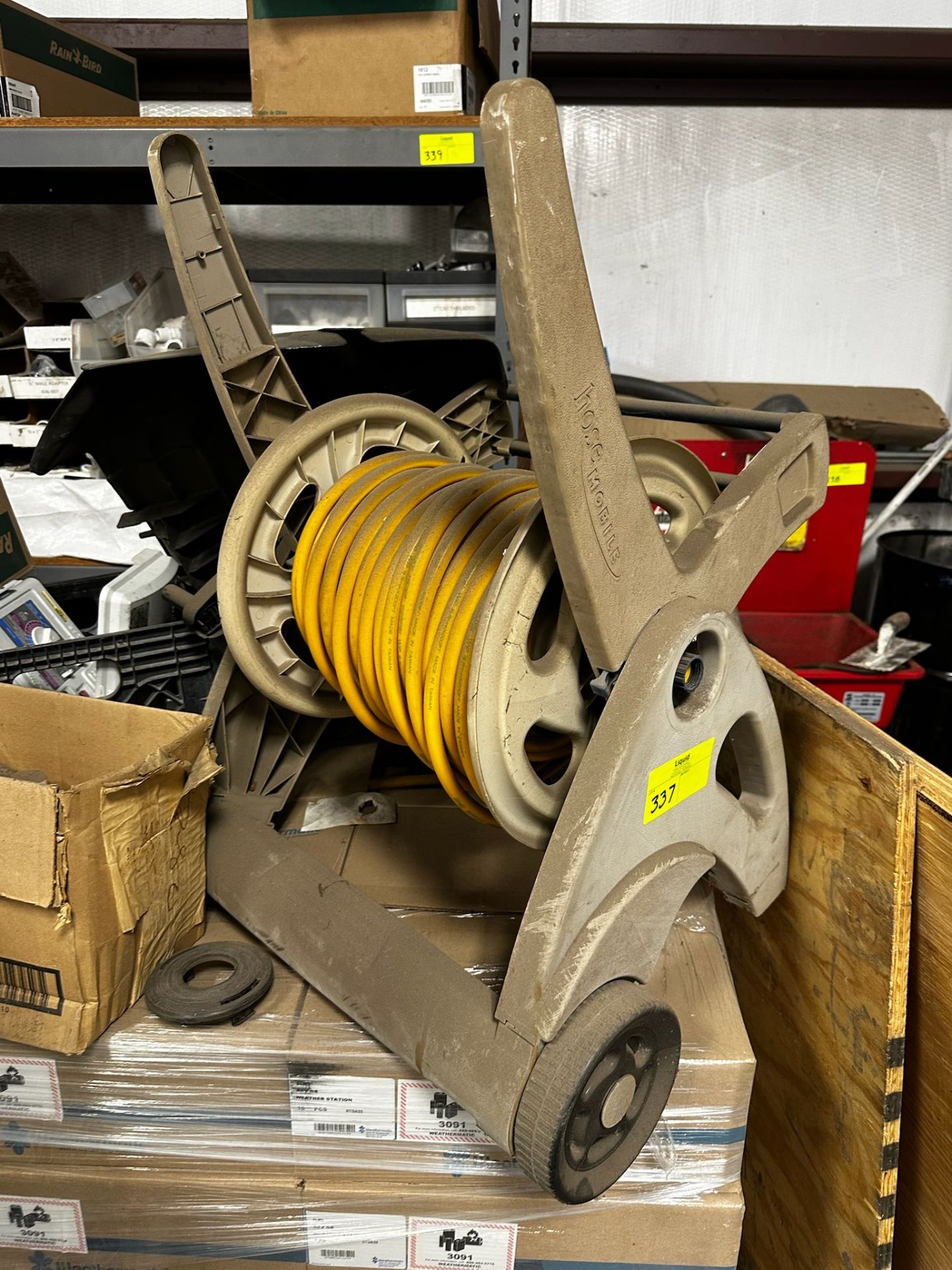 Yard Hose Stand and Hose