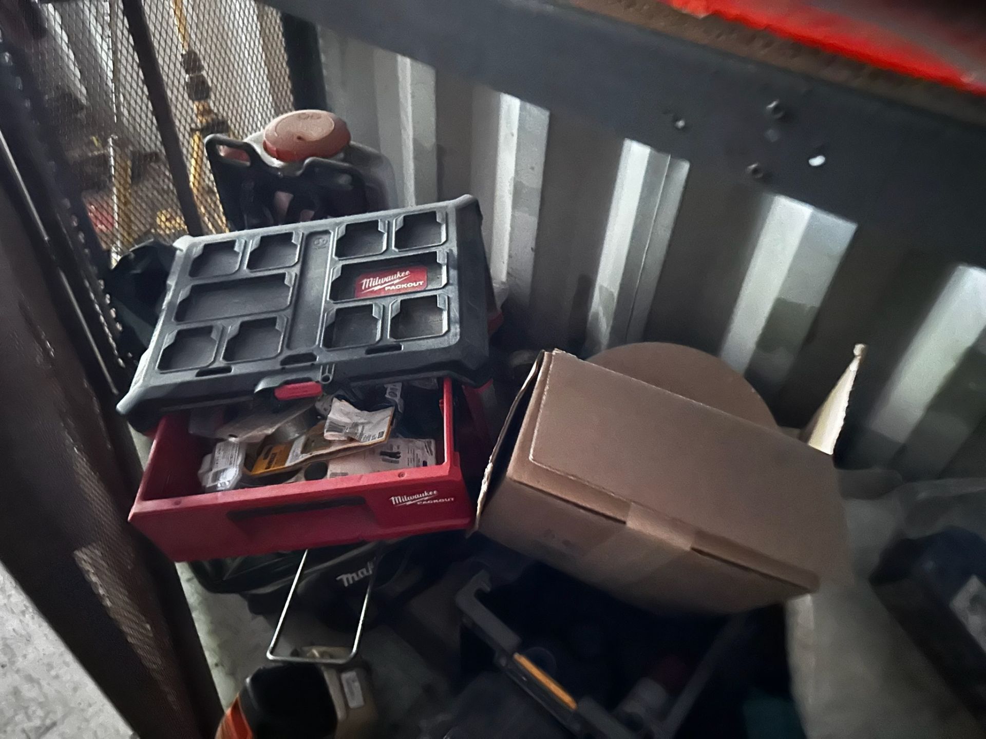 Contents of Storage Cage, Jack Hammer, Paint Sprayer, etc. - Image 7 of 14