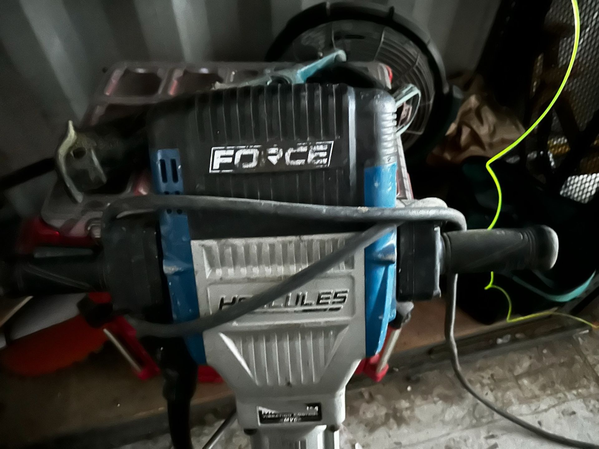 Contents of Storage Cage, Jack Hammer, Paint Sprayer, etc. - Image 4 of 14