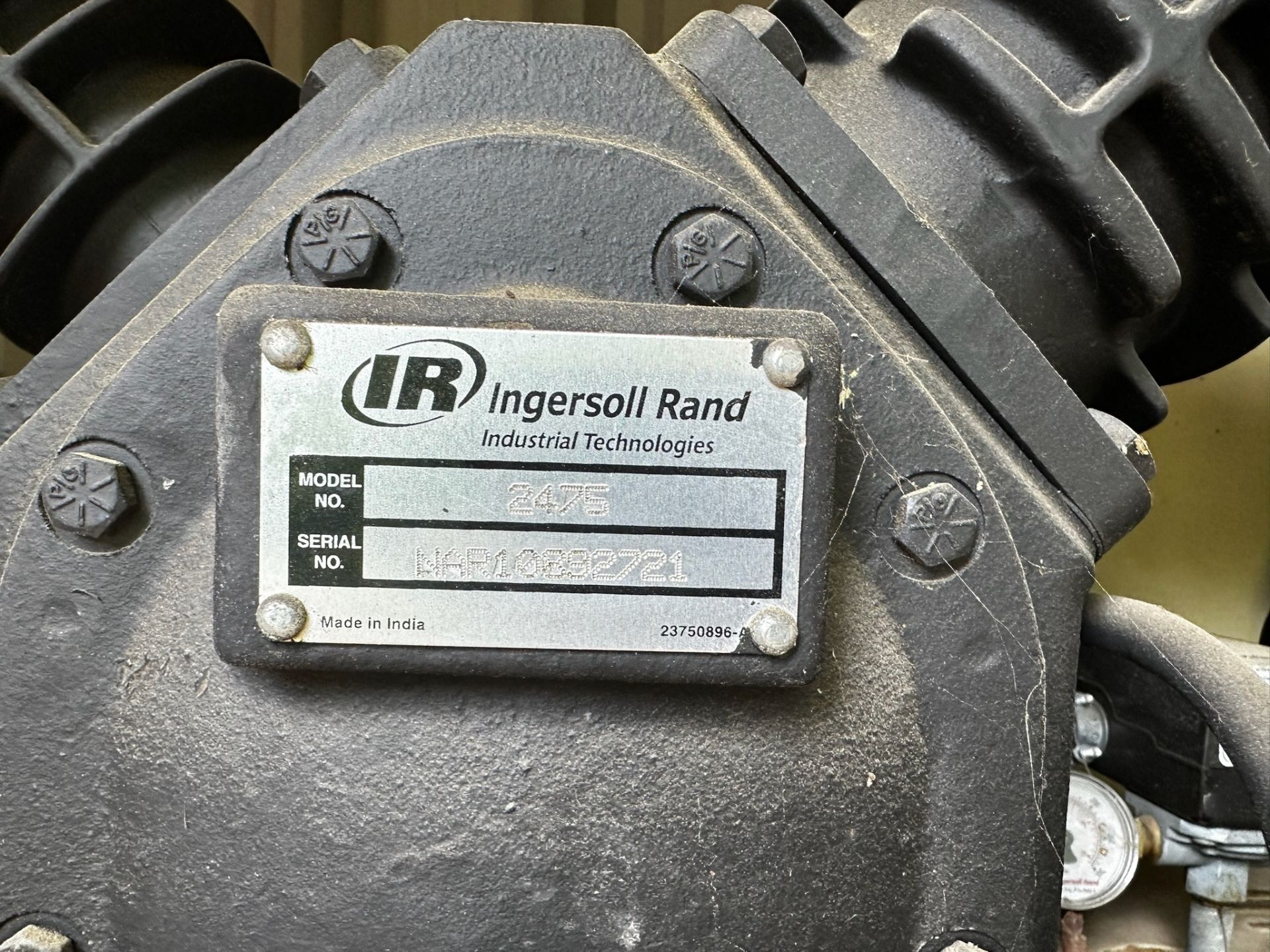 Ingersoll Rand 80 Gallon Electric Air Compressor - Image 2 of 5