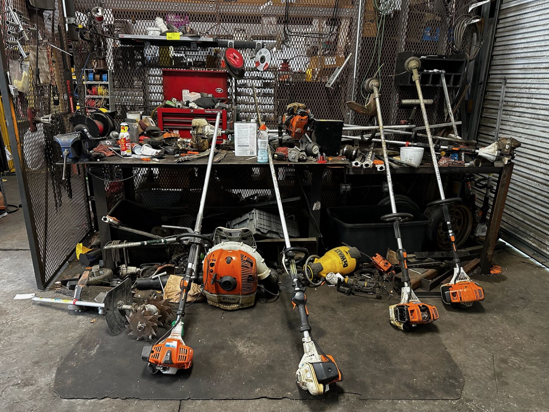 Workbench with Contents