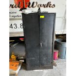 Metal Storage Cabinet and Contents
