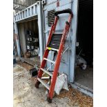 Lot of 2 Ladders and Stihl Weed Eater