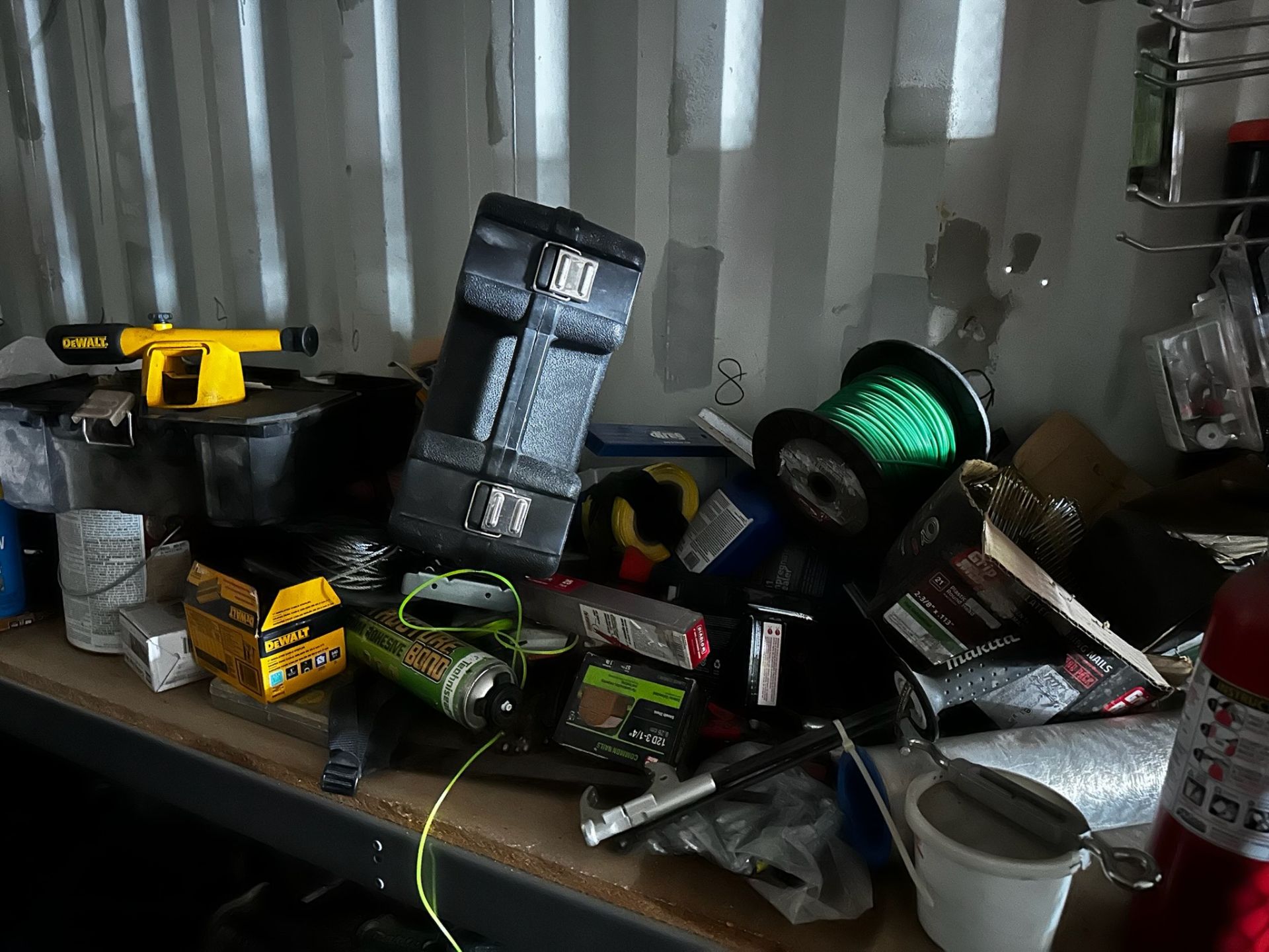 Contents of Storage Cage, Jack Hammer, Paint Sprayer, etc. - Image 2 of 14