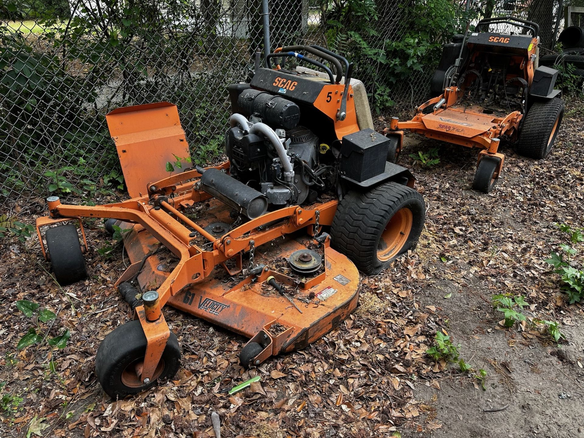 Lot of 2 SCAG Stand Behind Mowers, Non-Operational - Image 3 of 4