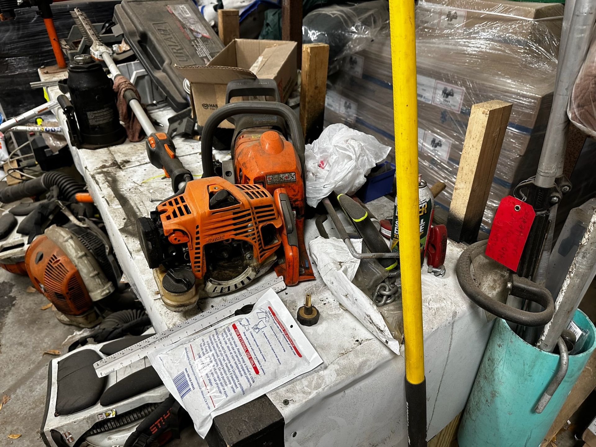 Work Bench with Contents on and Under Bench - Image 6 of 11