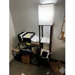 Office Shelf with Light and Conents