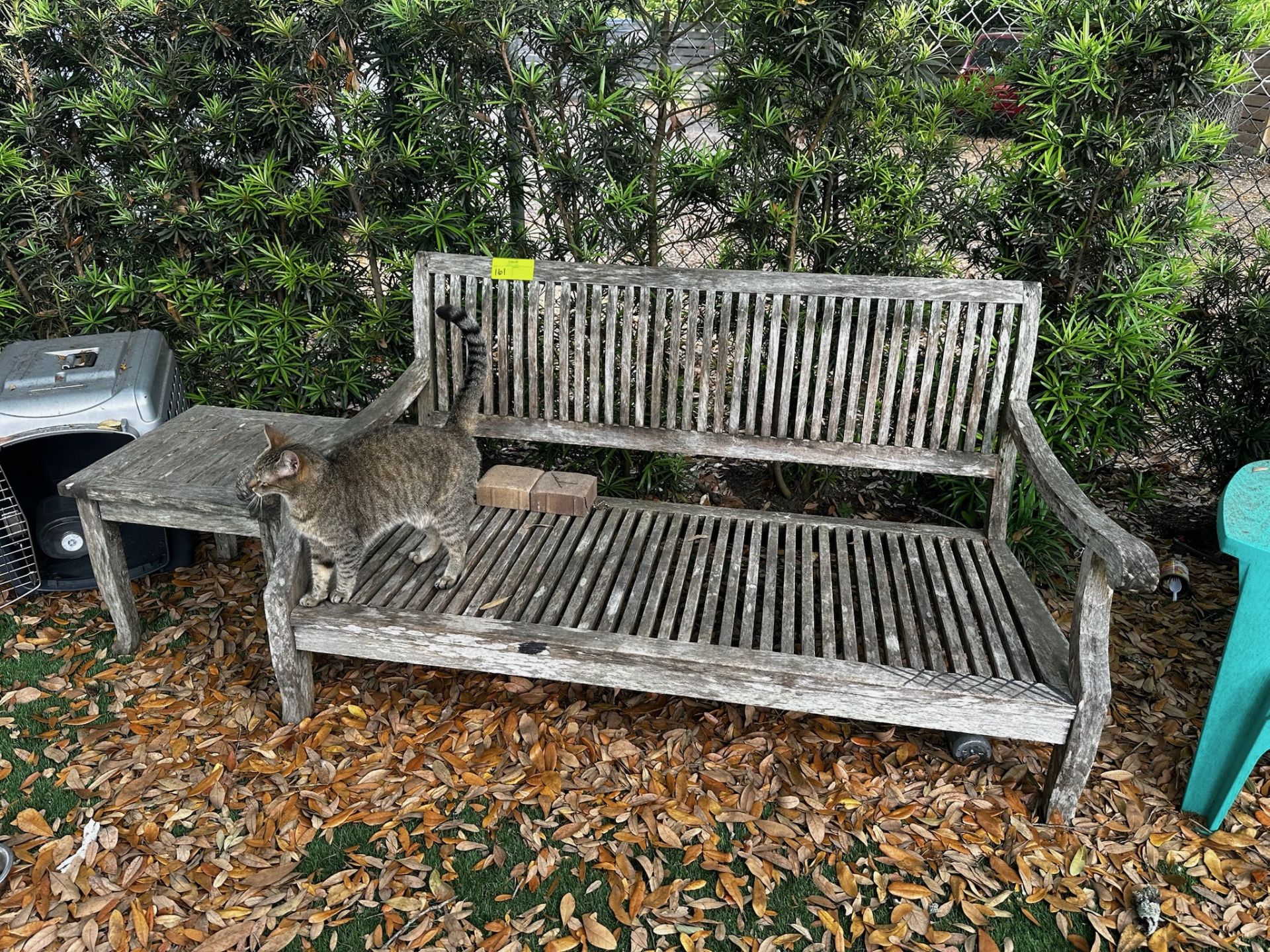 Weathered Wooden Outdoor Furniture