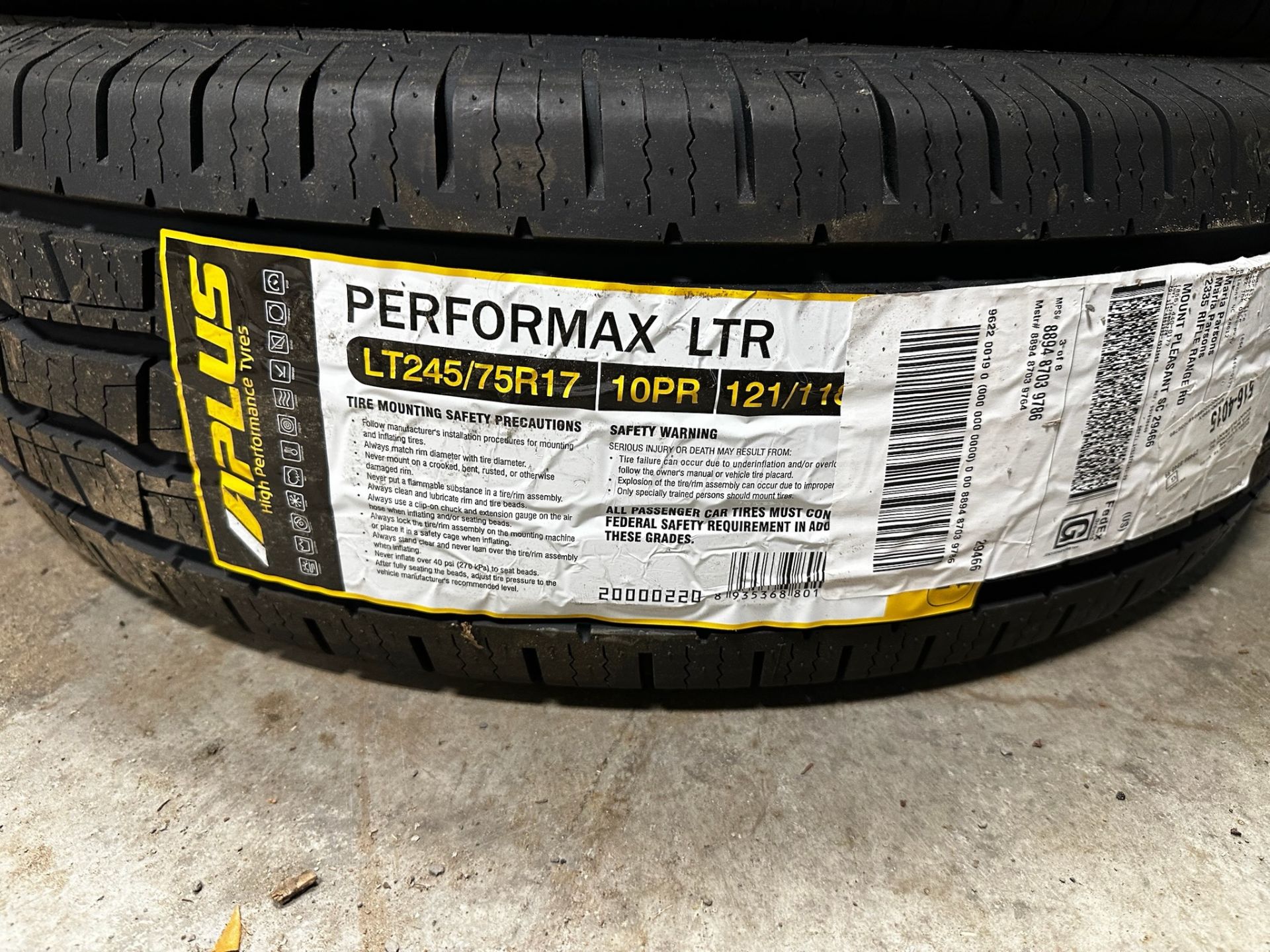 3 New Tires - Image 2 of 4
