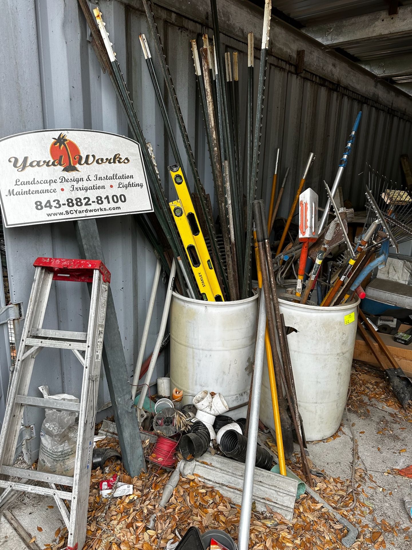 Assorted Hand Tools and Ladder - Image 2 of 6