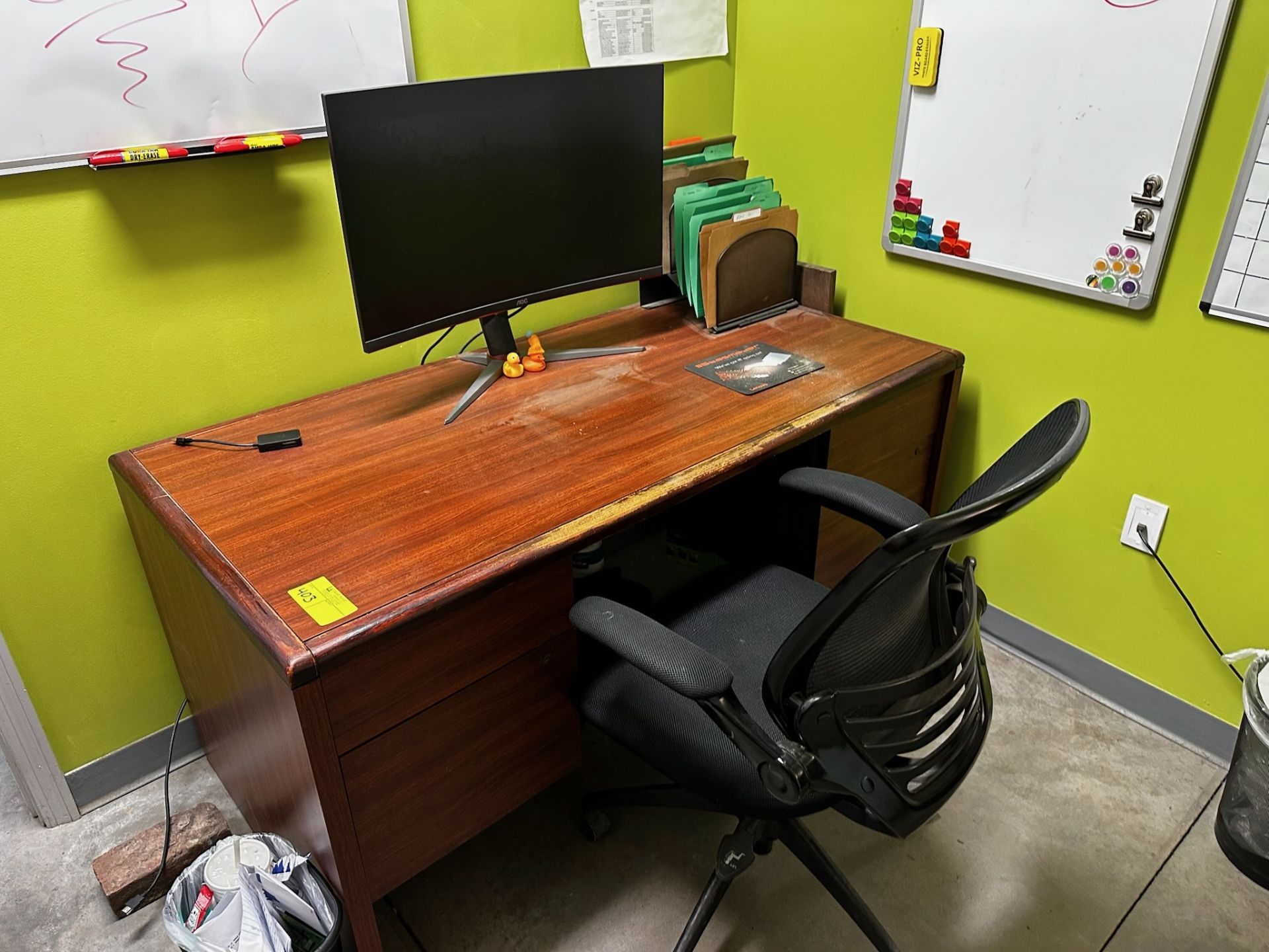 Complete 2 Desk Office with All Contents
