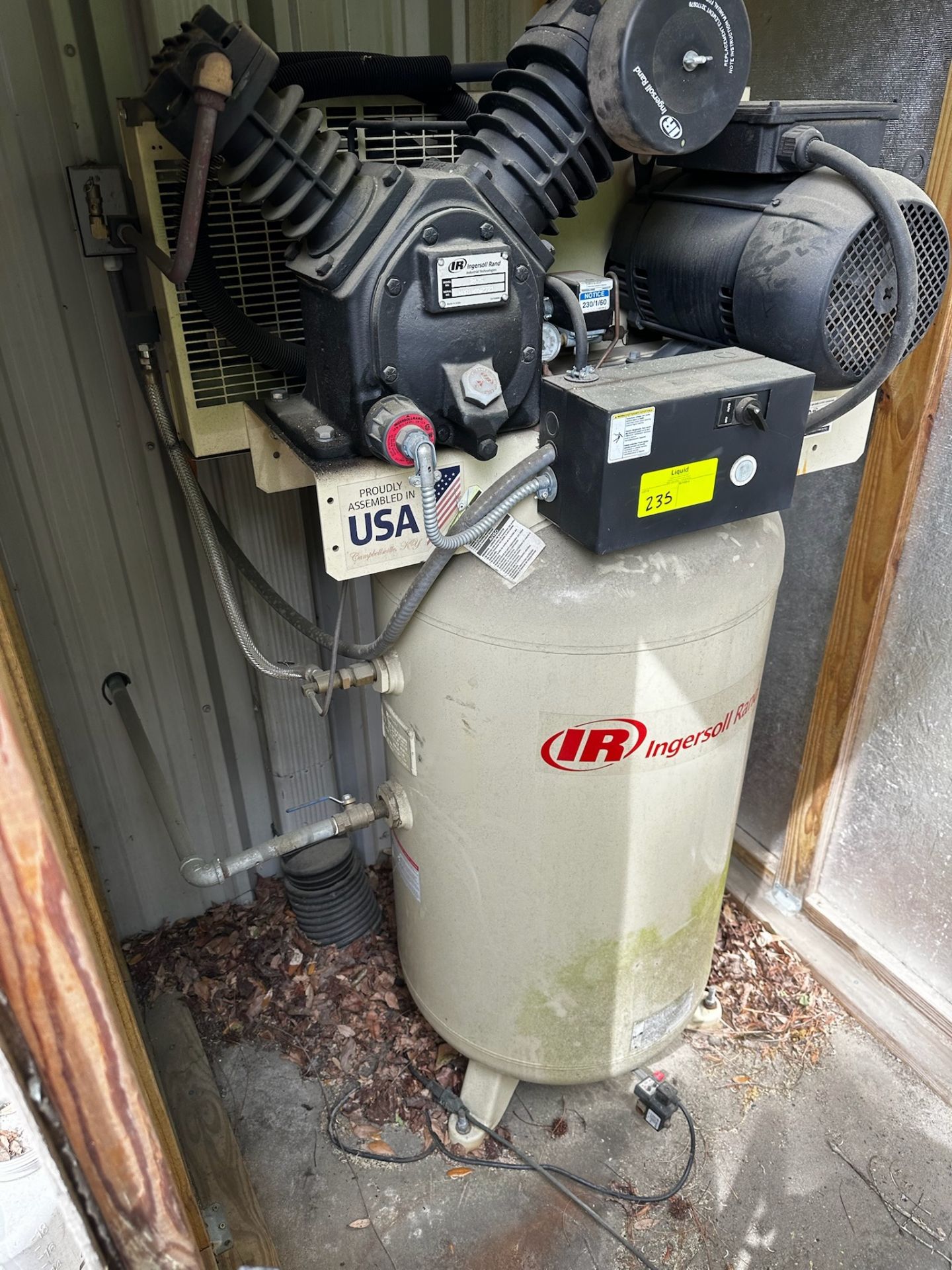 Ingersoll Rand 80 Gallon Electric Air Compressor - Image 3 of 5