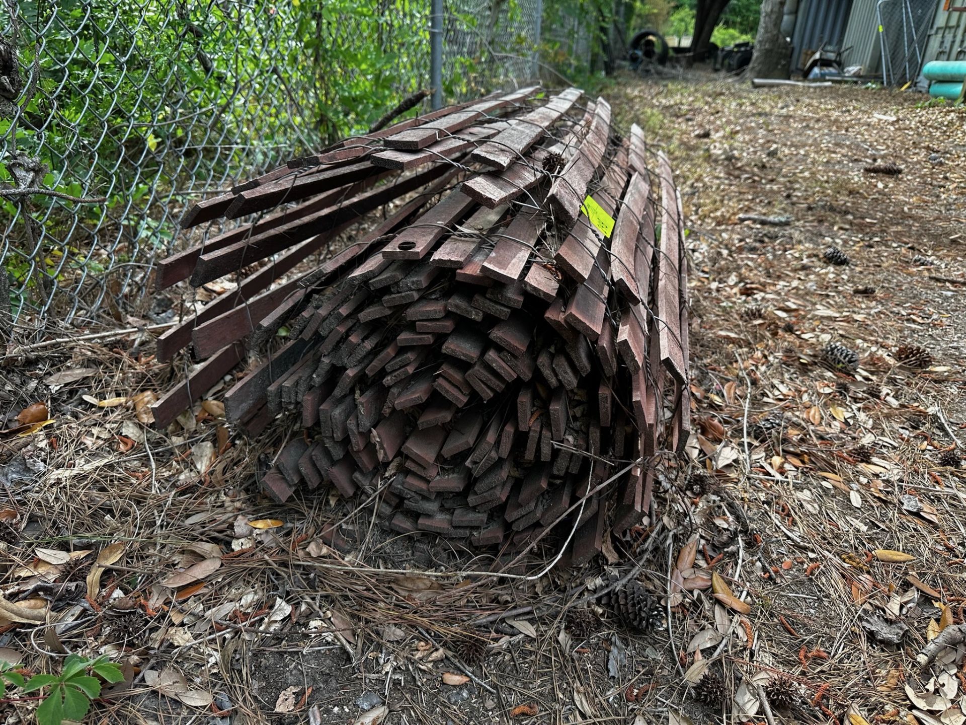 Wood and Wire Garden Fencing - Image 2 of 2
