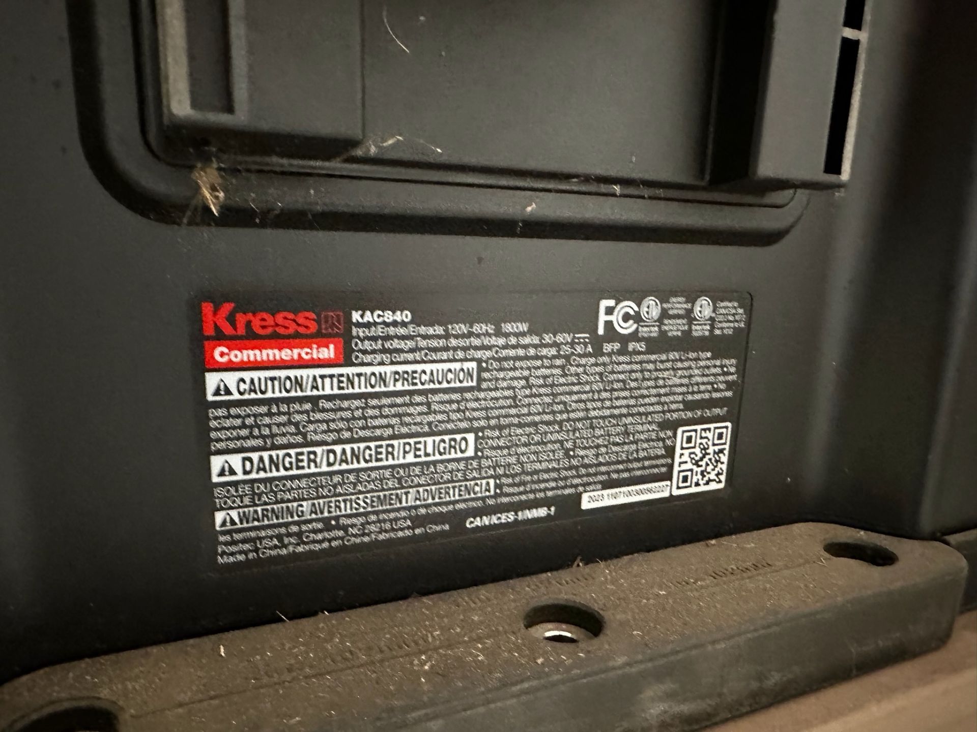 Kress Commercial Power Charger with Batteries - Image 5 of 5