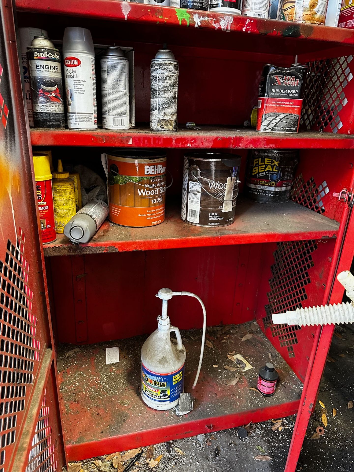 Metal Storage Cabinet with Content - Image 3 of 3