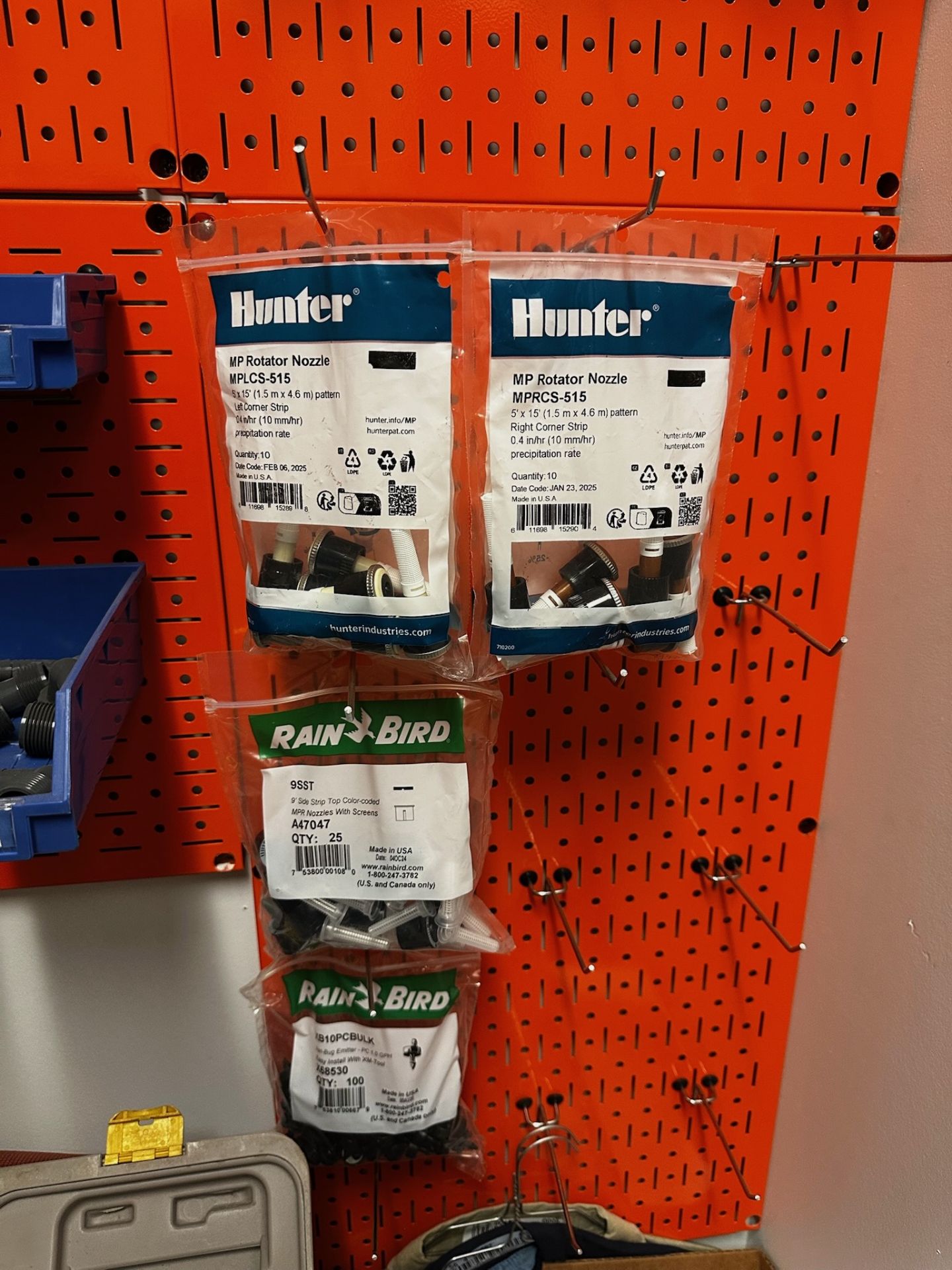 Peg Board with Irrigation Small Parts - Image 5 of 5