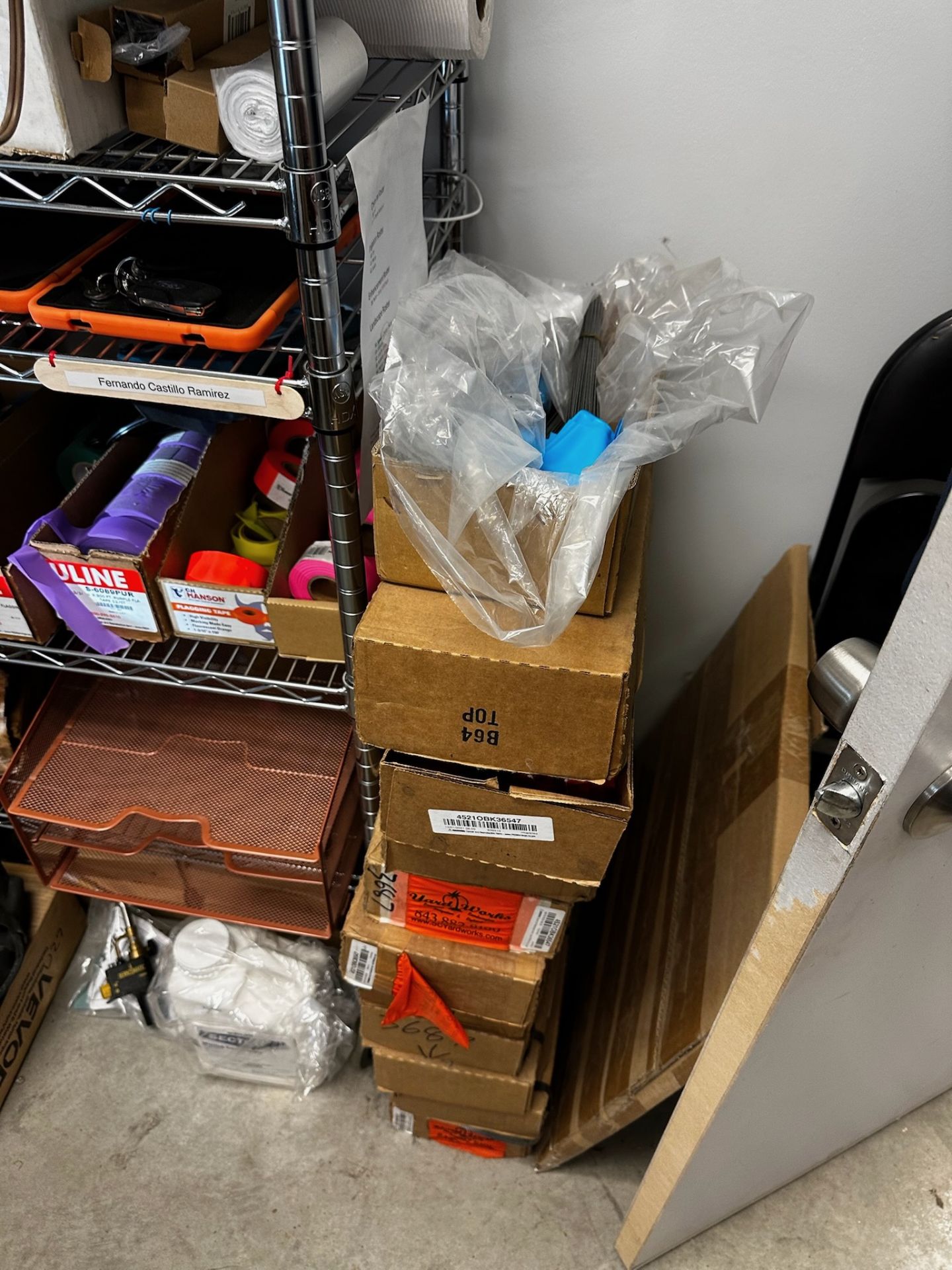 2 Wire Shelves with Contents - Image 10 of 10