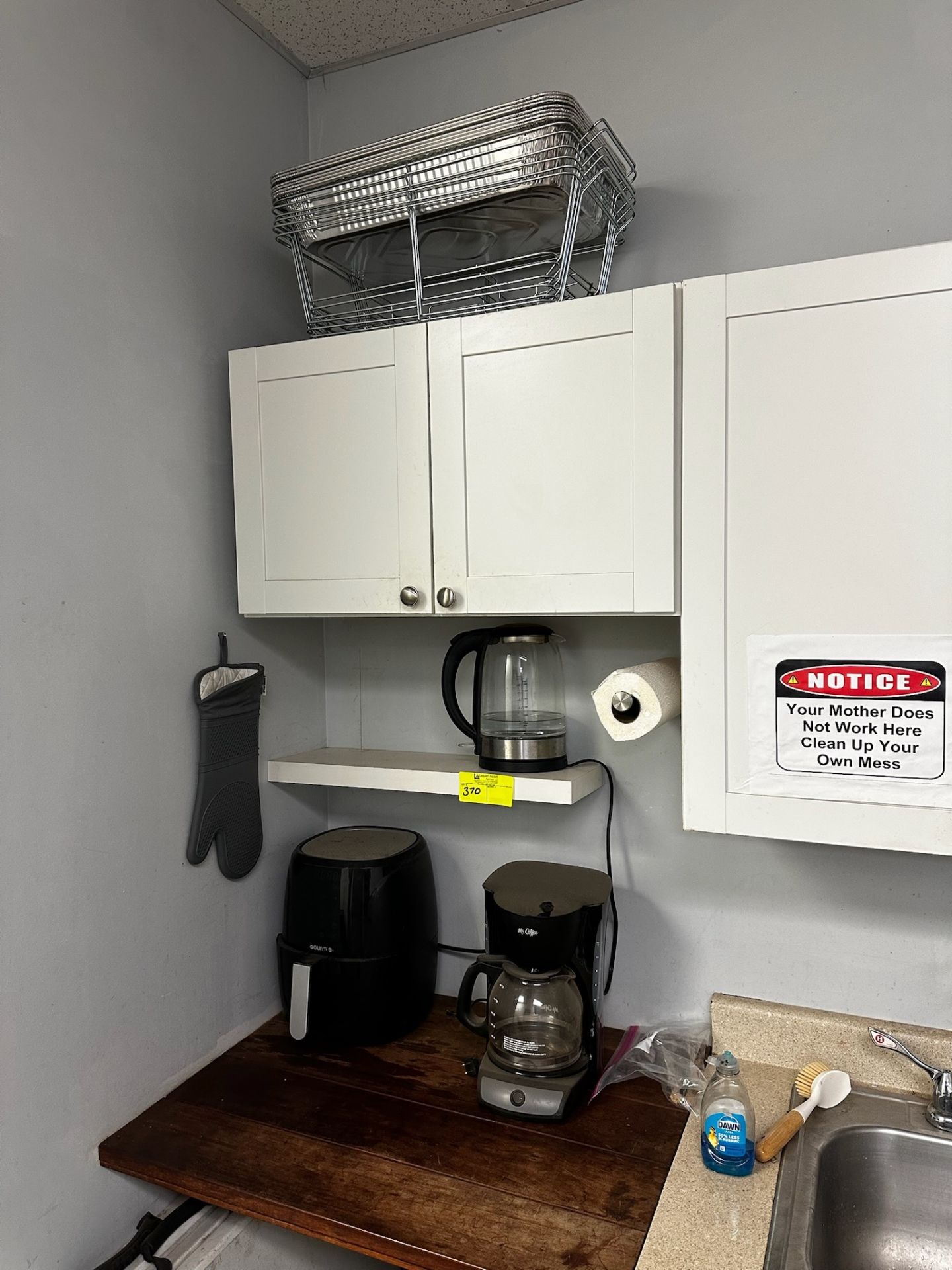 Coffee Makers, Air Fryer, and Disposable Chafing Pans and Stands