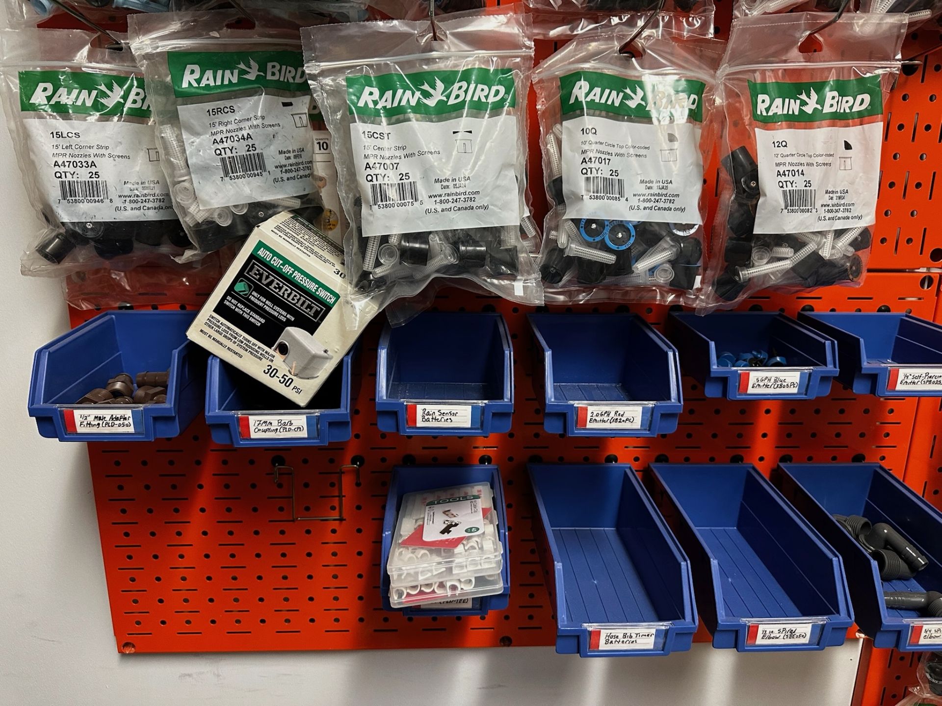 Peg Board with Irrigation Small Parts - Image 4 of 5