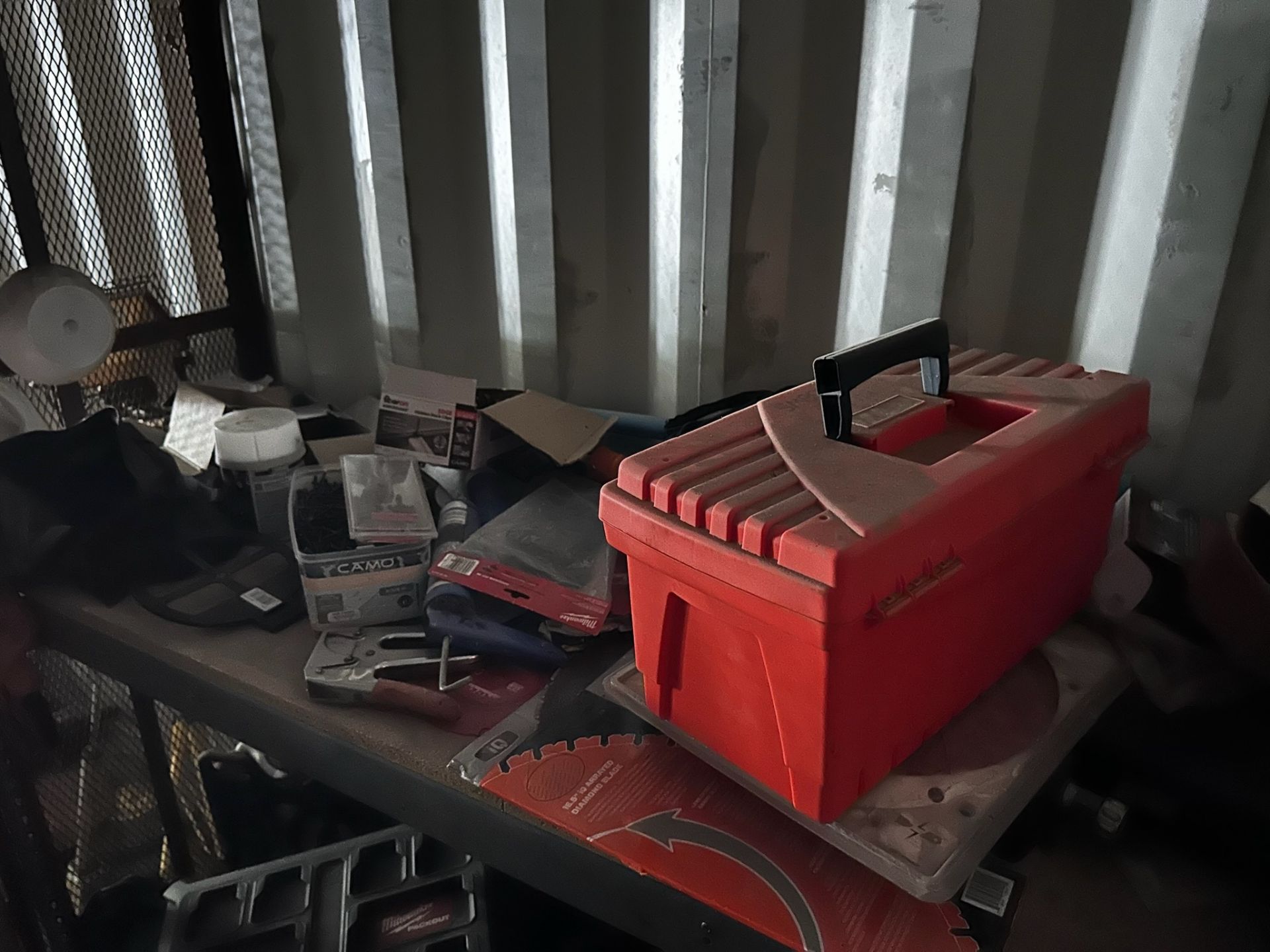 Contents of Storage Cage, Jack Hammer, Paint Sprayer, etc. - Image 8 of 14
