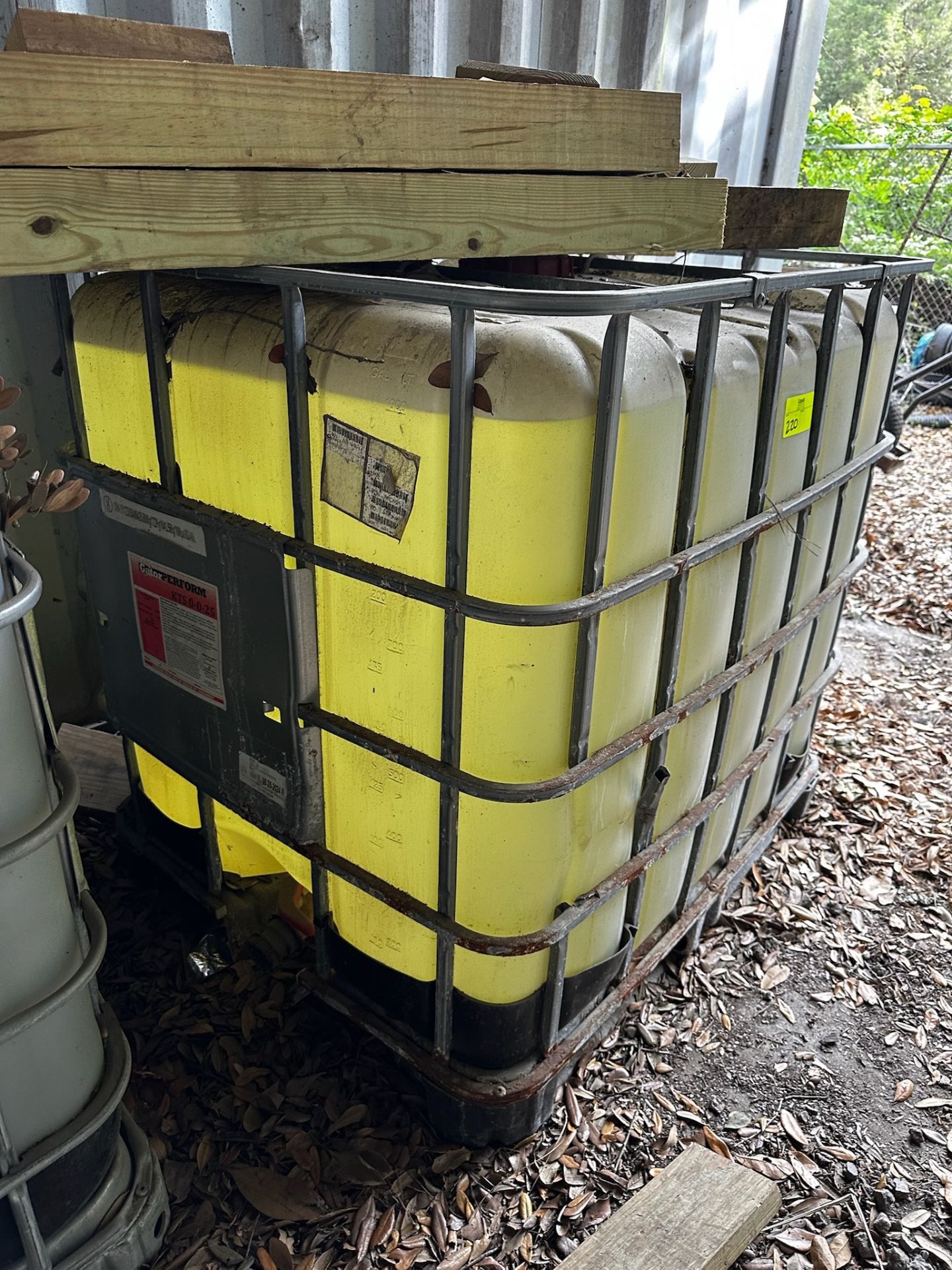 IBC Tote with Chemicals - Image 2 of 3