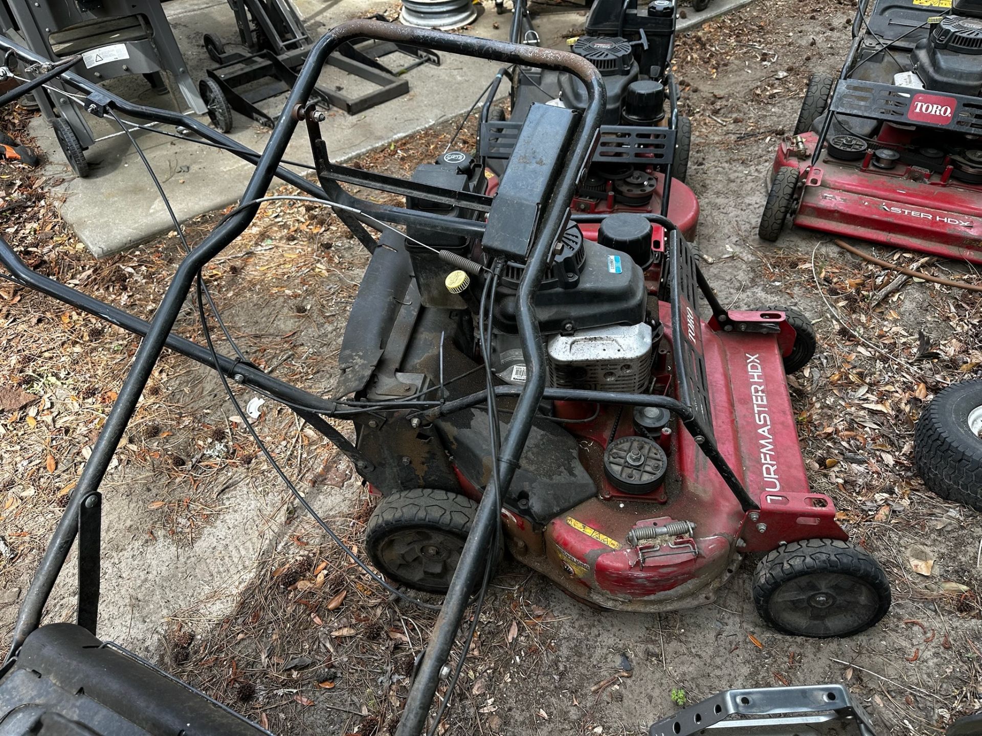 Lot of 2 Toro TurfMaster 22215 30" Walk-Behind Mower, Non-Operational - Image 3 of 5