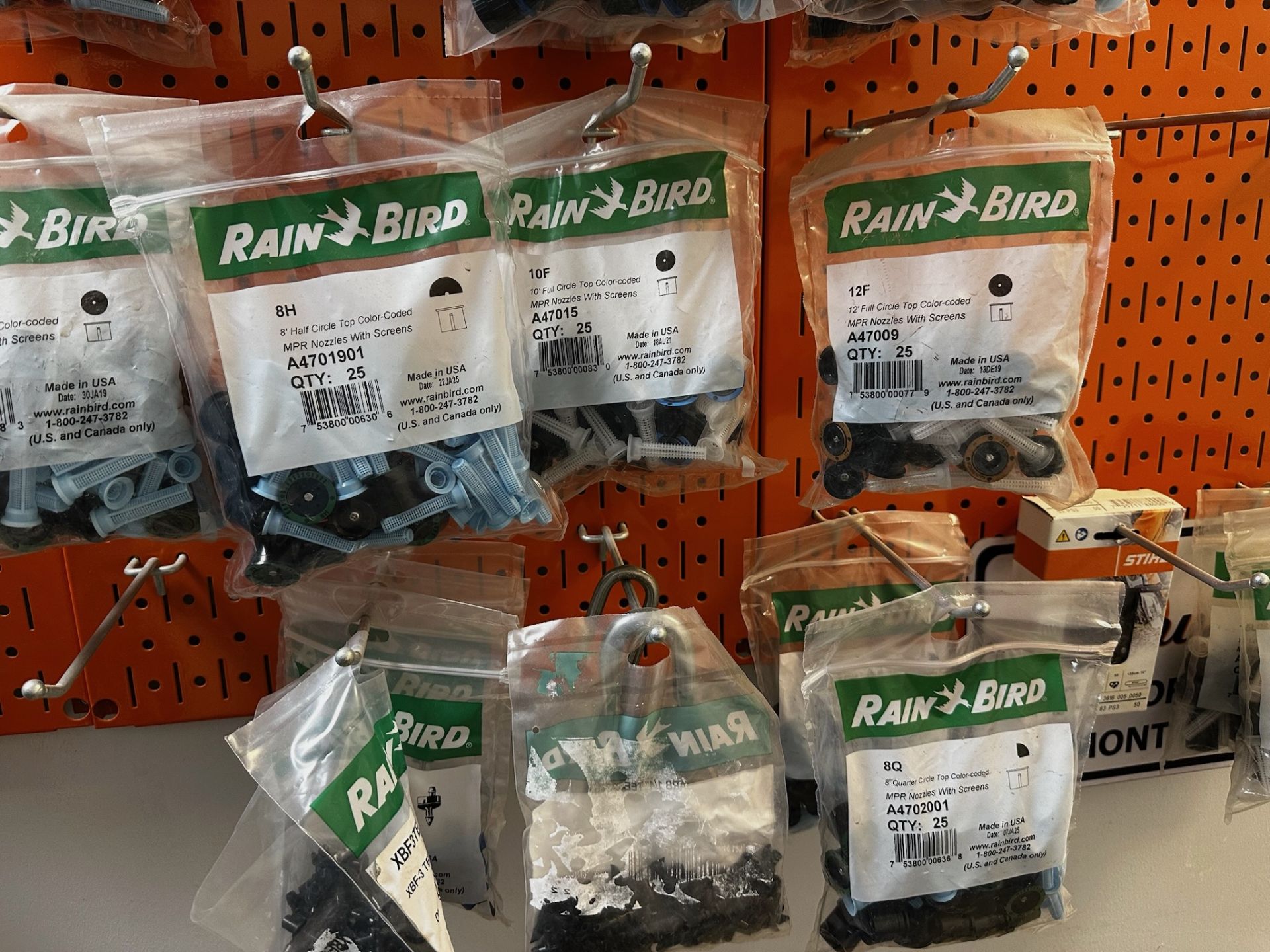 Peg Board with Irrigation Replacement Parts - Image 2 of 9