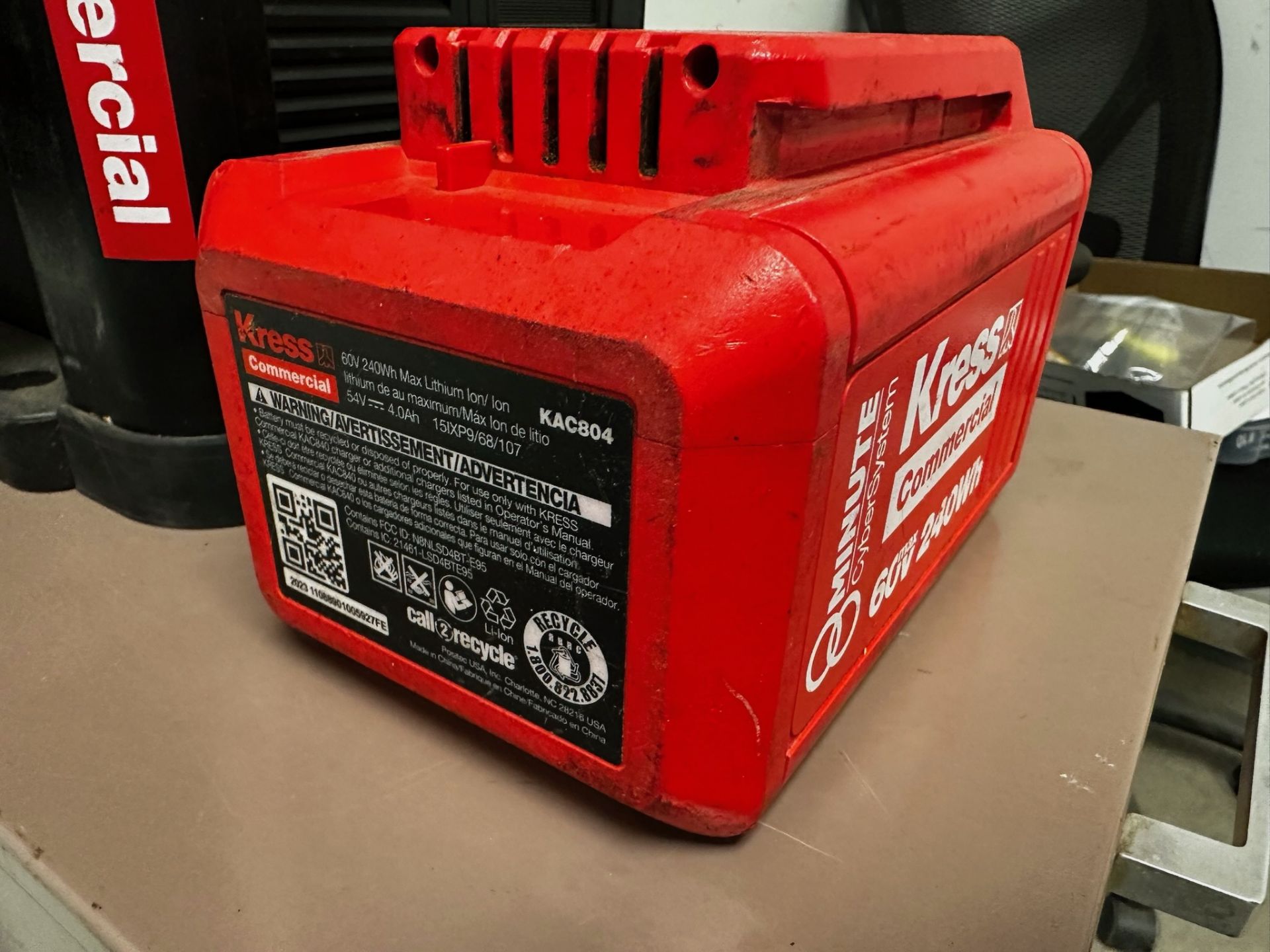 Kress Commercial Power Charger with Batteries - Image 2 of 5