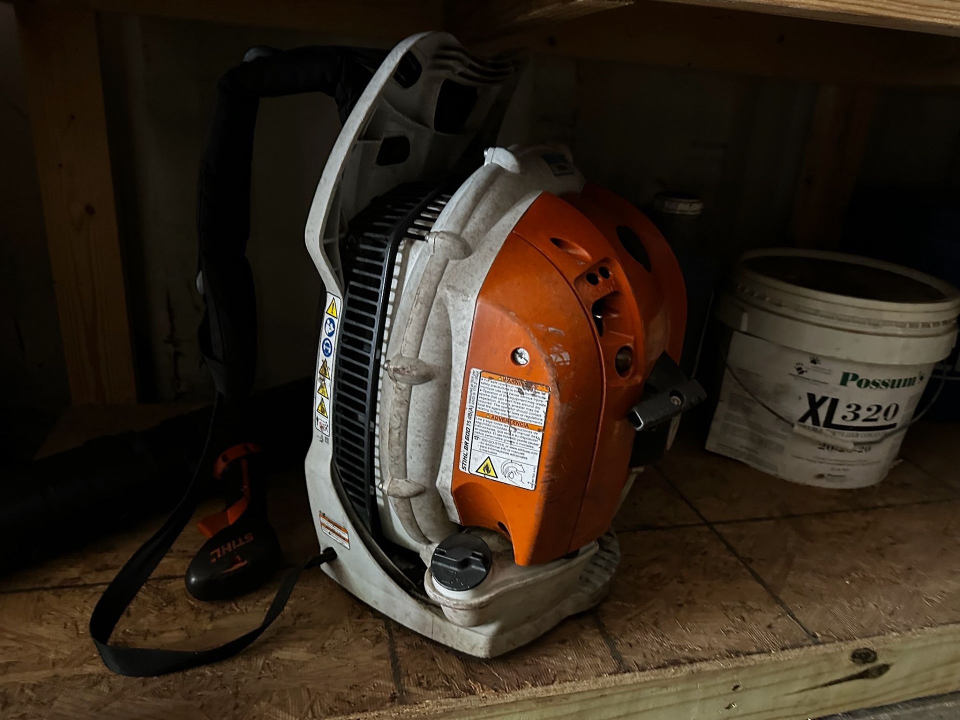 Storage Shelf and Contents, Backpack Sprayers, Chain Saws, and More. - Image 10 of 13