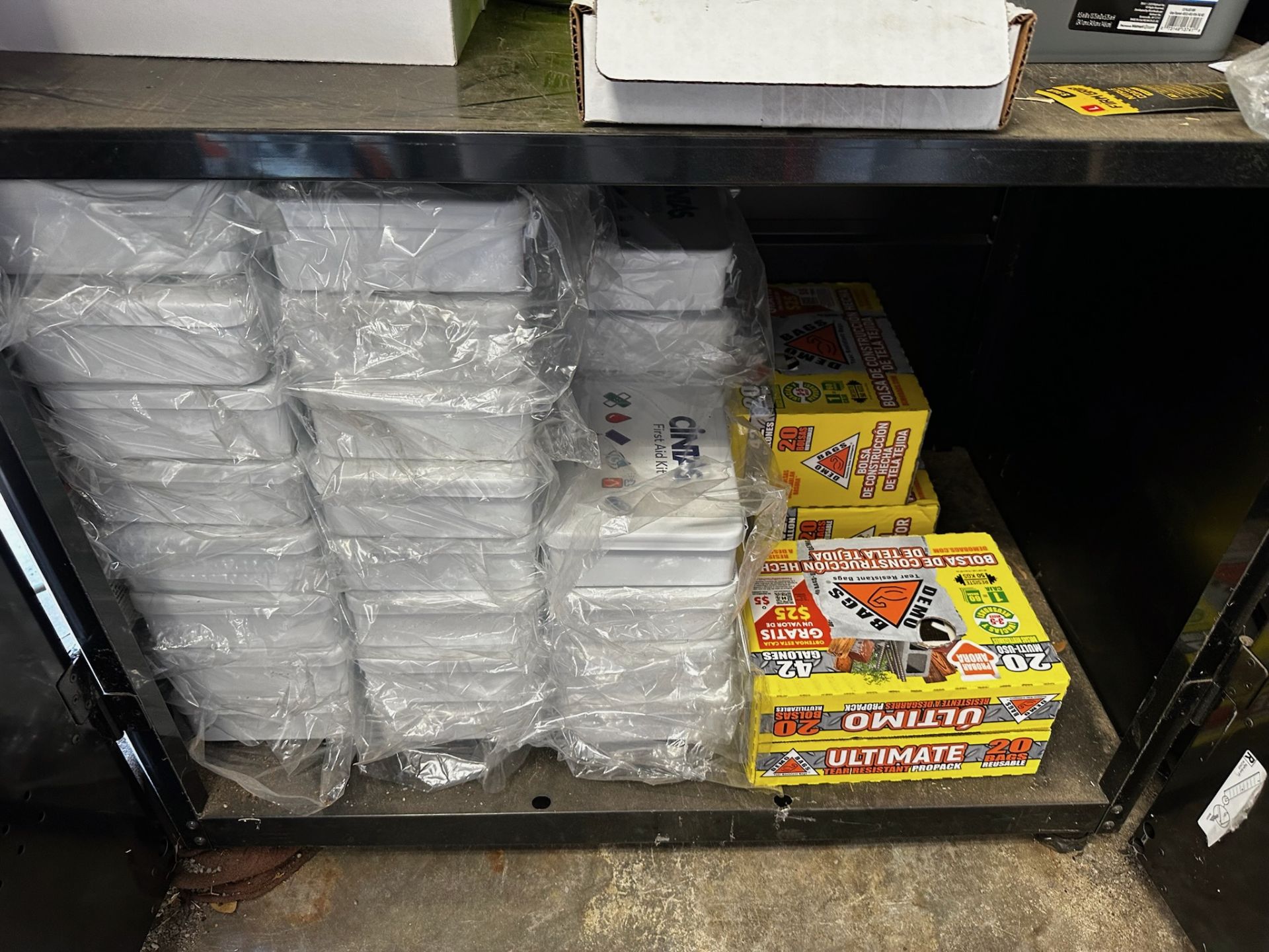 Husky Metal Storage Cabinet and Contents - Image 5 of 6