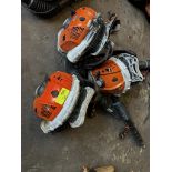 Lot of 3 Stihl BR 600 Backpack Blowers
