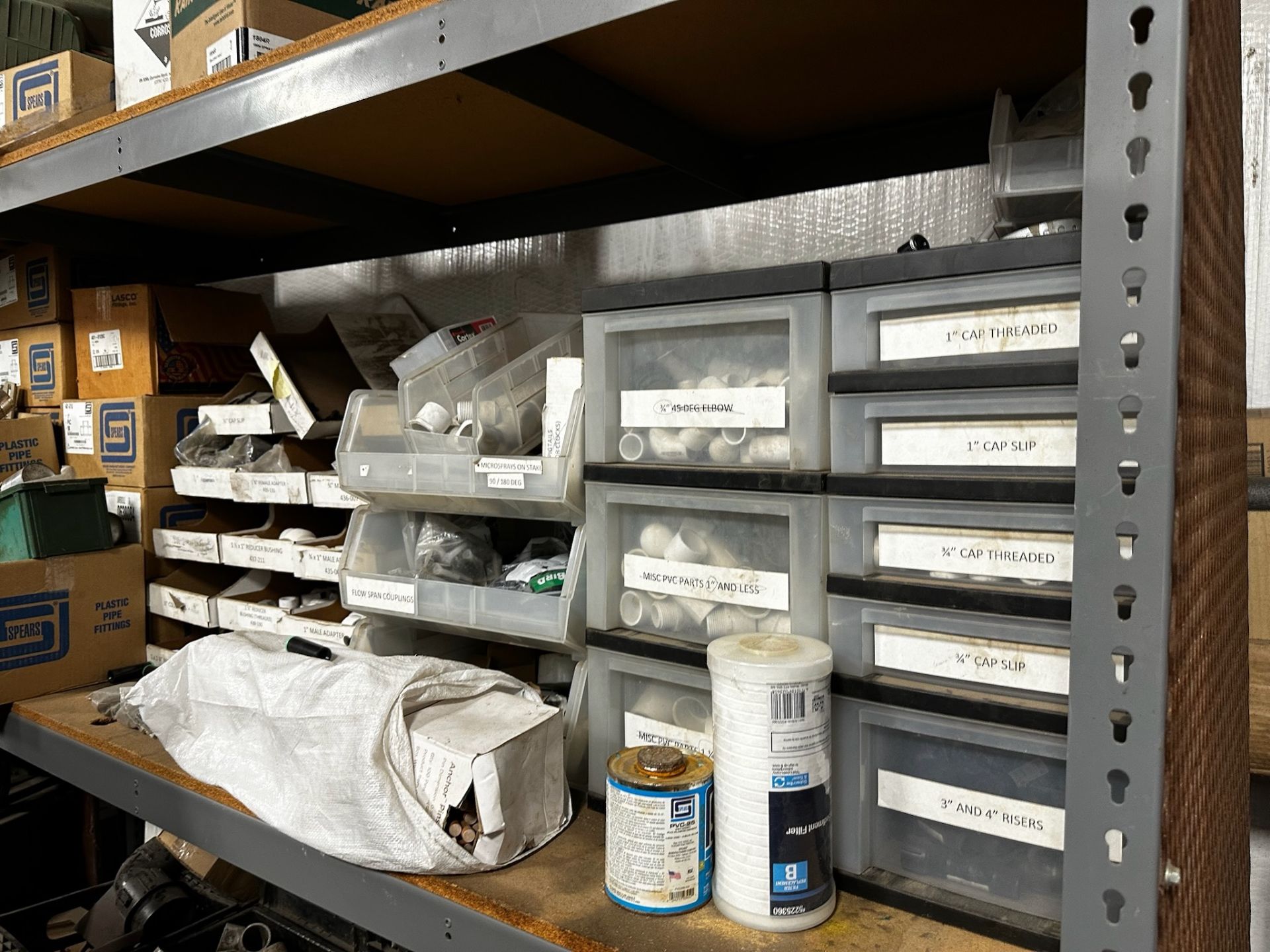 3 Shelving Units and All Conents - Image 3 of 22
