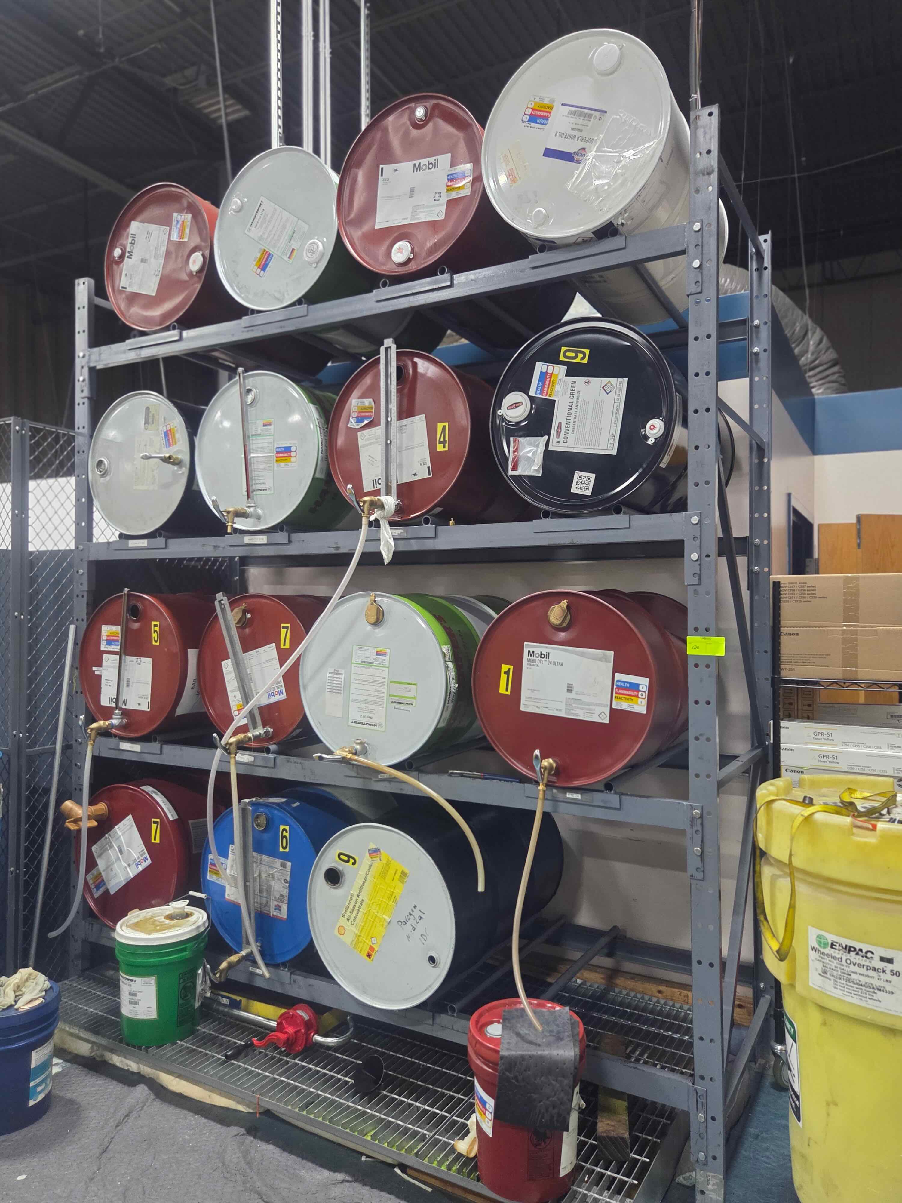 Not Inclusive 55 Gallon Drum Rack, Drums not included