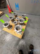 (3) NEW METRAFLEX FLANGED FLEXIBLE METAL HOSE AND PUMP CONNECTOR WITH CORRUGATED HOSE AND BRAID (IN