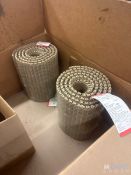 (2) NEW ROLLS OF INTRALOX 75 FT. W PLASTIC INTERLOCK CONVEYOR BELT