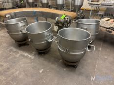 (4) S/S MIXING BOWLS