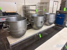(3) S/S MIXING BOWLS