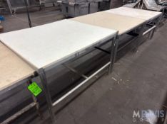 (3) CUTTING BOARD TOP TABLES
