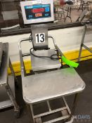 S/S SCALE WITH PUSH CART