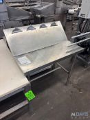 (2) S/S CLIPBOARD HOLDING FOREMAN DESKS