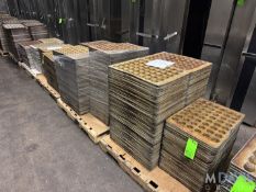 (9) PALLETS OF 8X6 ROUND MOLD PANS