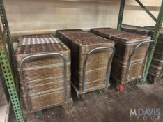(3) CARTS OF 6X5 ROUND MOLD PANS