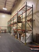 7-SECTIONS OF PALLET RACKING