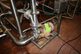 5 hp Centrifugal Pump, with Reliance 3480 RPM Motor, 230/460 Volts, 3 Phase, with Aprox. 2-1/2