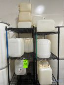 LOT OF PLASTIC JUGS