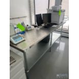 (2) STAINLESS STEEL TABLE