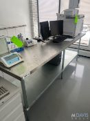 (2) STAINLESS STEEL TABLE