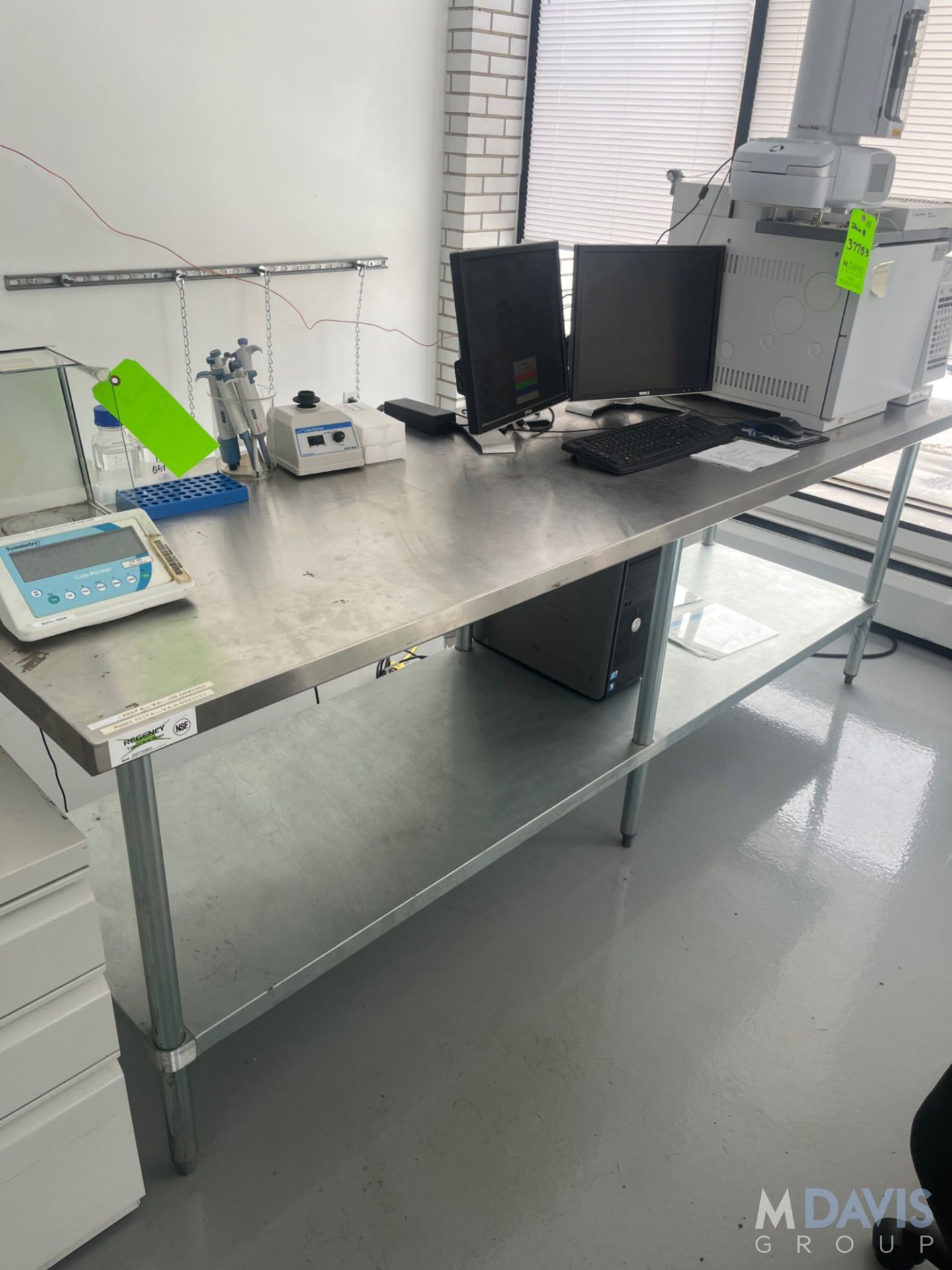 (2) STAINLESS STEEL TABLE - Image 2 of 5