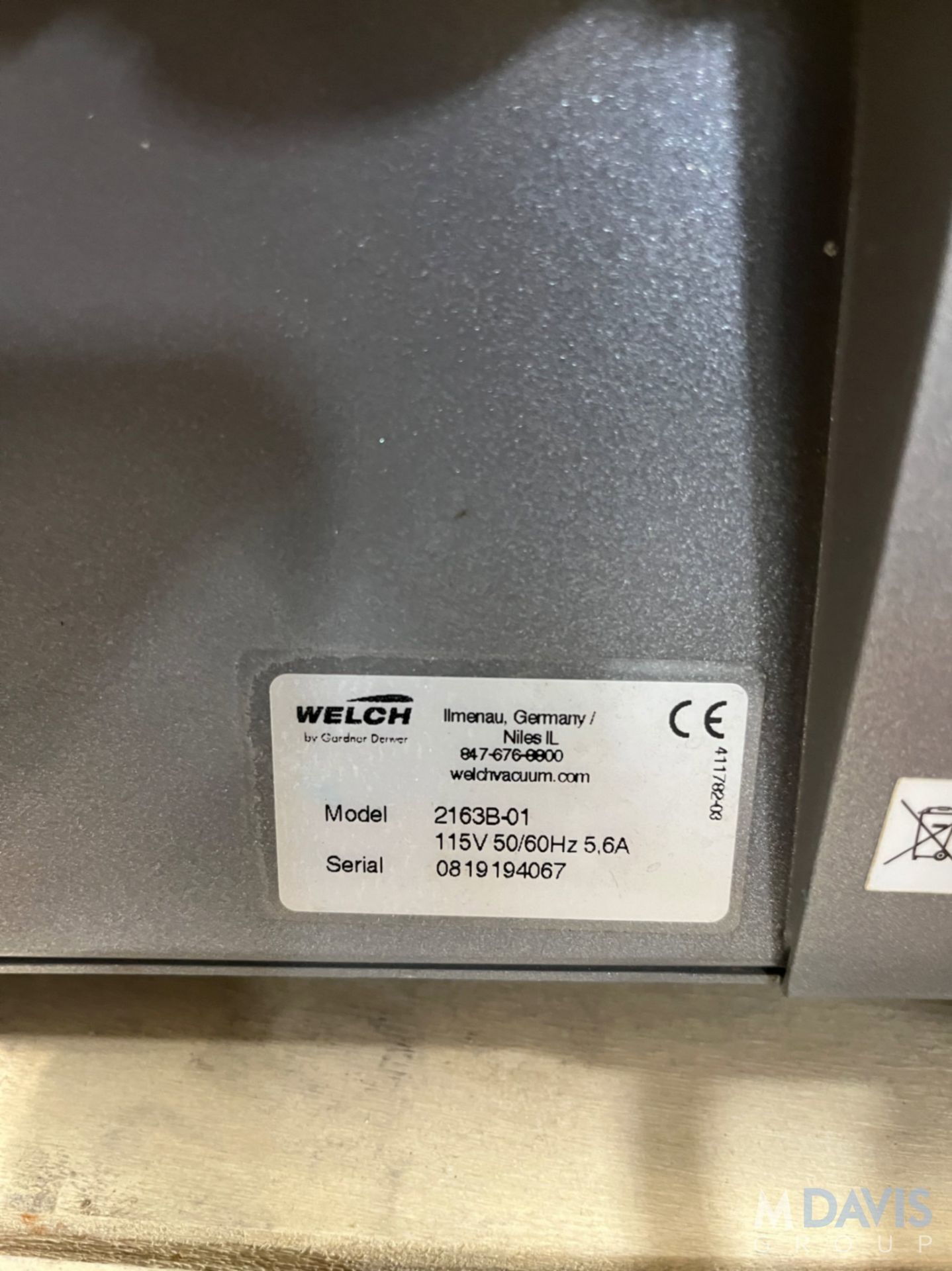 WELCH IIMVAC HIGH CAPACITY VACUUM PUMP - Image 6 of 6