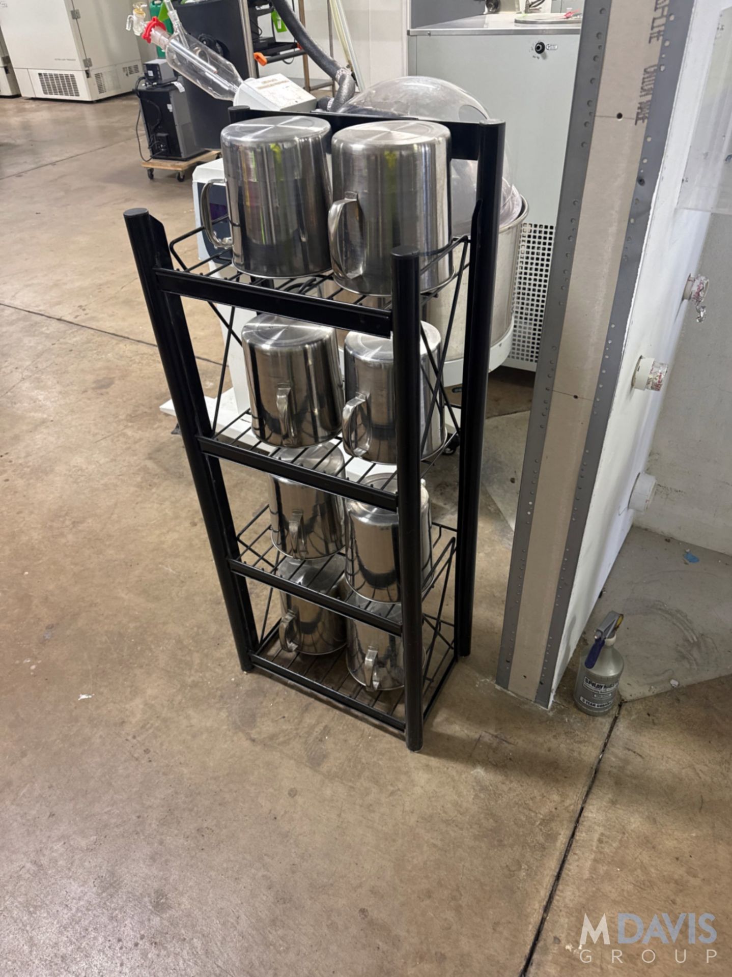 (8) UTS 5000 S/S CONTAINERS WITH SHELVING UNIT - Image 2 of 4